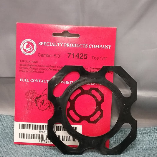 NEW SPC 71425 FULL CONTACT REAR WHEEL ALIGNMENT SHIM CAMBER 5/8"/TOE 1/4"