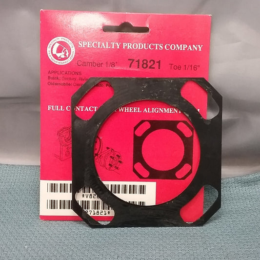 NEW SPC 71821 FULL CONTACT REAR WHEEL ALIGNMENT SHIM CAMBER 1/8"/TOE 1/16"