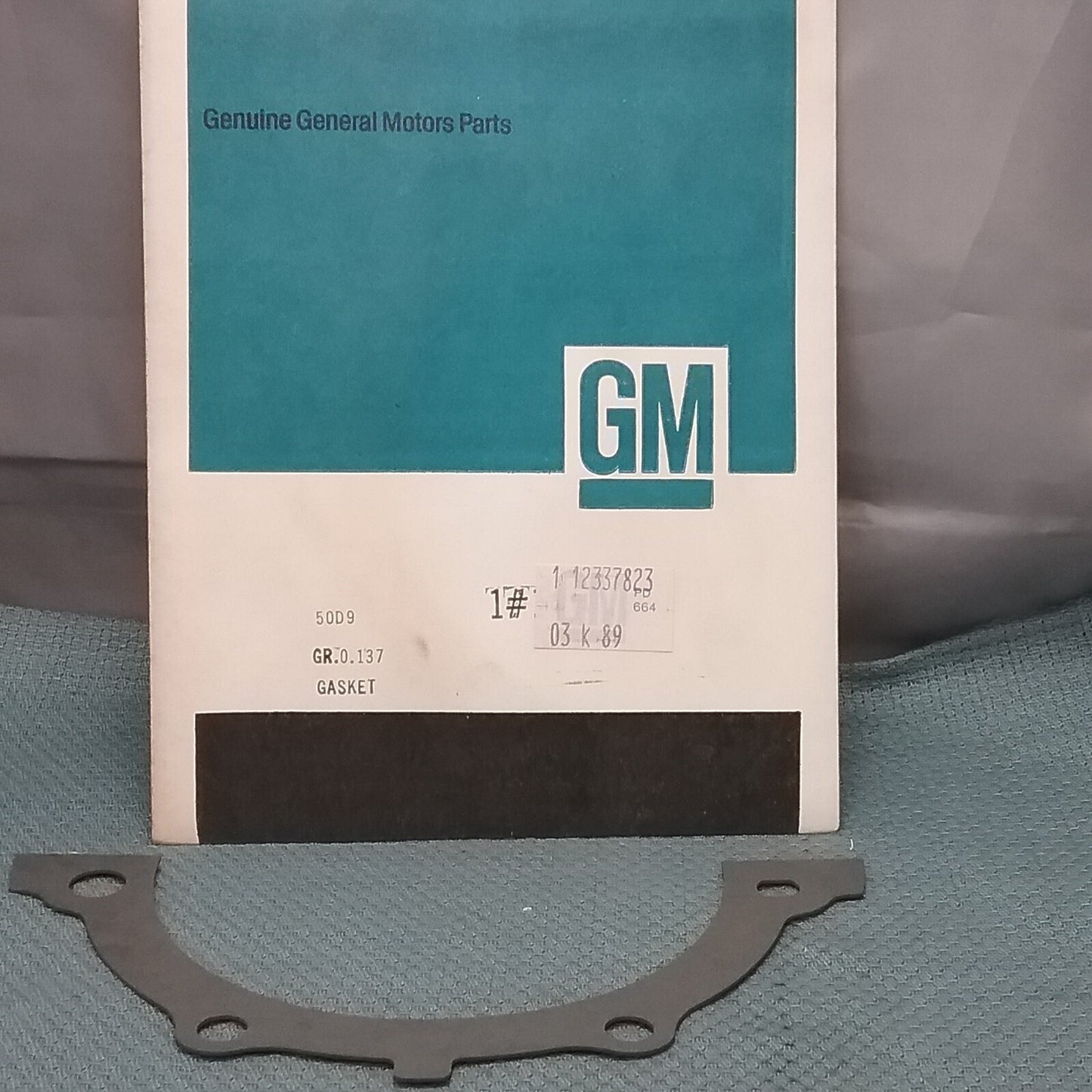NEW GENUINE GM 12337823 GASKET, REAR MAIN BEARING