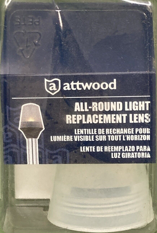 ATTWOOD MARINE 91017B7 TRANSLUCENT REPLACEMENT GLOBE FOR ROUND LIGHTS