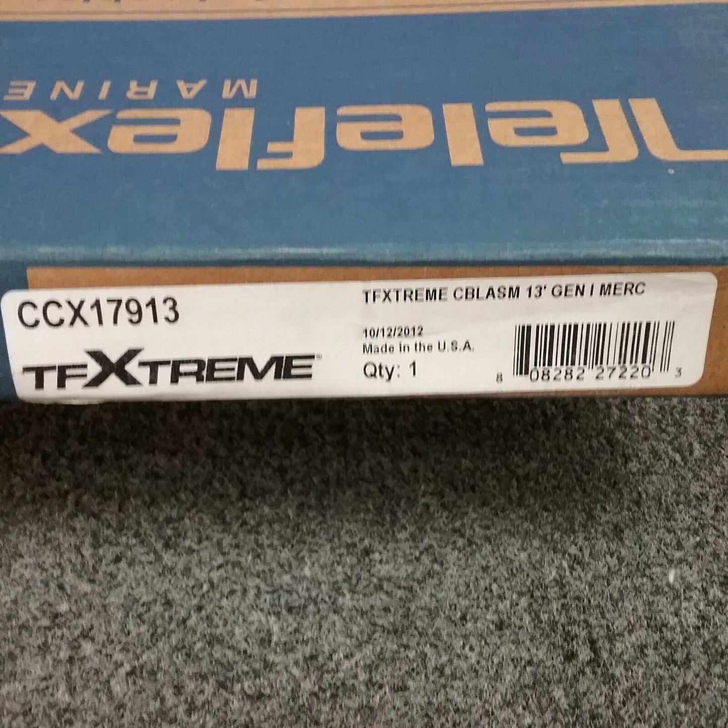 NEW TELEFLEX CCX17913 Control Cable Assembly, Mercury TFXtreme 13'