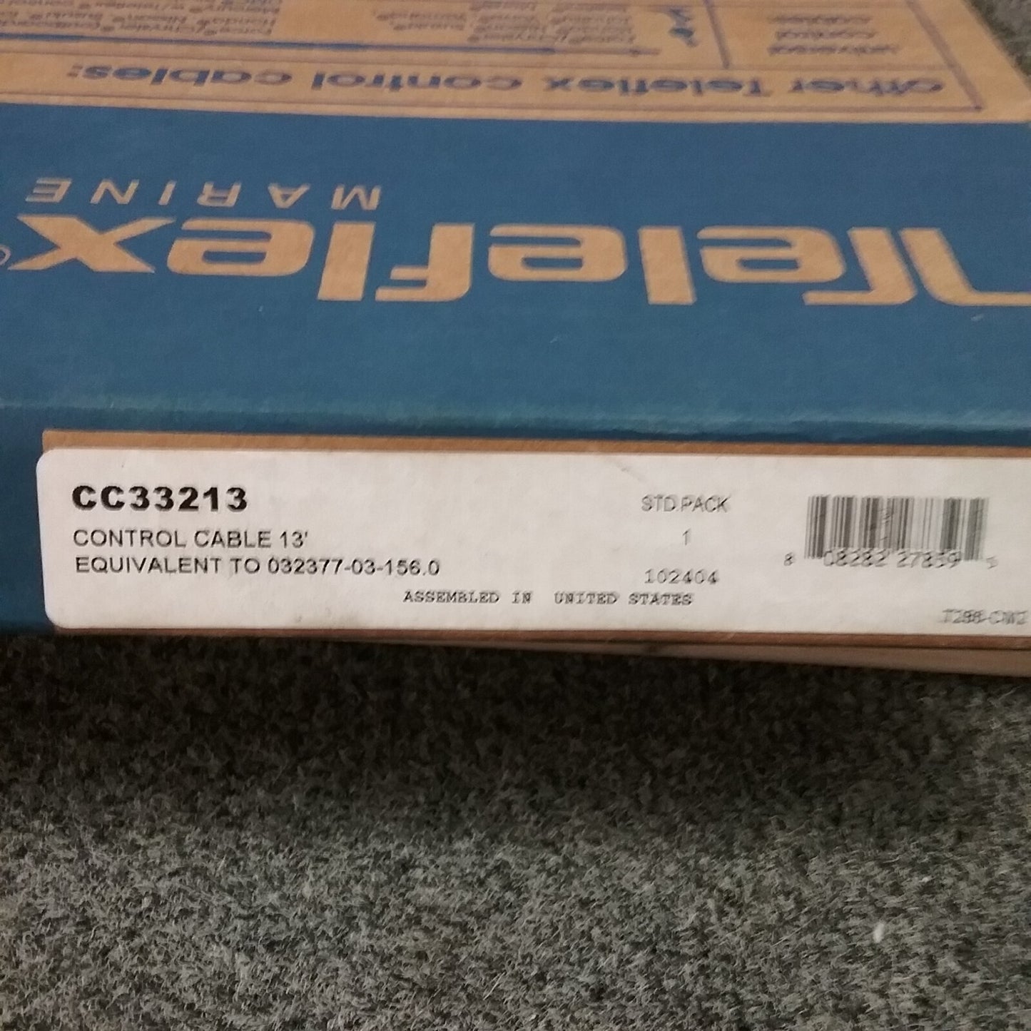 NEW TELEFLEX CC33213 Control Cable 33C SST Mar 13'