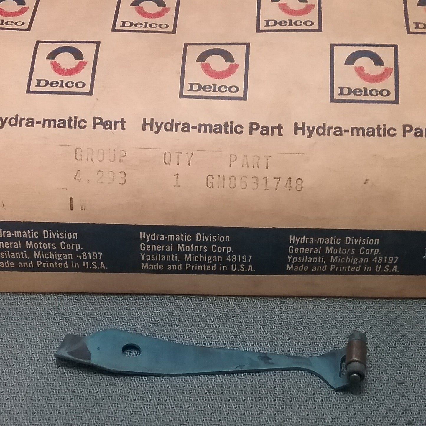 NEW ACDELCO 8631748 Detent Assembly, Man Shift GR 4.293