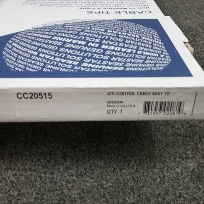 NEW SEASTAR SOLUTIONS CC20515 Control Cable Assembly, 479 Series, 15'