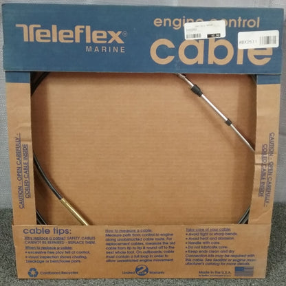 NEW TELEFLEX CC21012 Control Cable, 630 Mariner Series, 15'