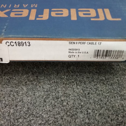 NEW TELEFLEX CC18913 Control Cable, CC189 Gen II Mercury Series, 13'