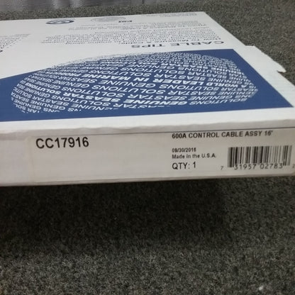 NEW SEASTAR SOLUTIONS CC17916 Control Cable Assembly, 600A Series, 16'