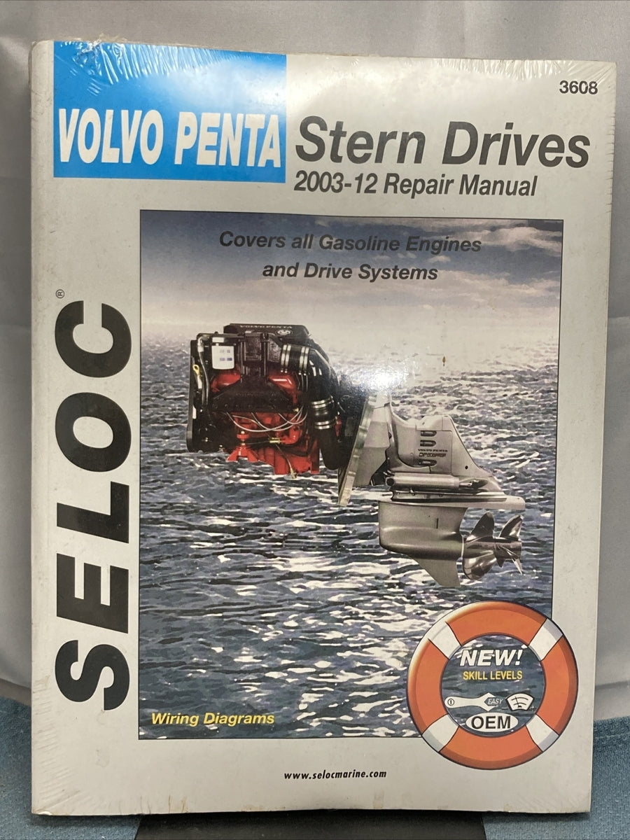 VOLVO PENTA 3608 STERN DRIVES REPAIR MANUAL 2003-2012 715568036087