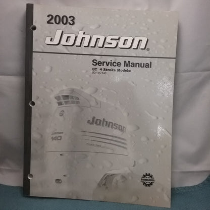 JOHNSON/EVINRUDE 5005467 SERVICE MANUAL 2003