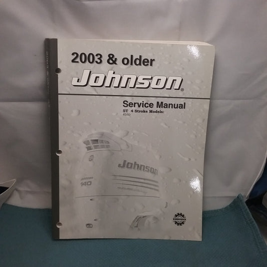 JOHNSON/EVINRUDE 5005469 SERVICE MANUAL 2003 & OLDER