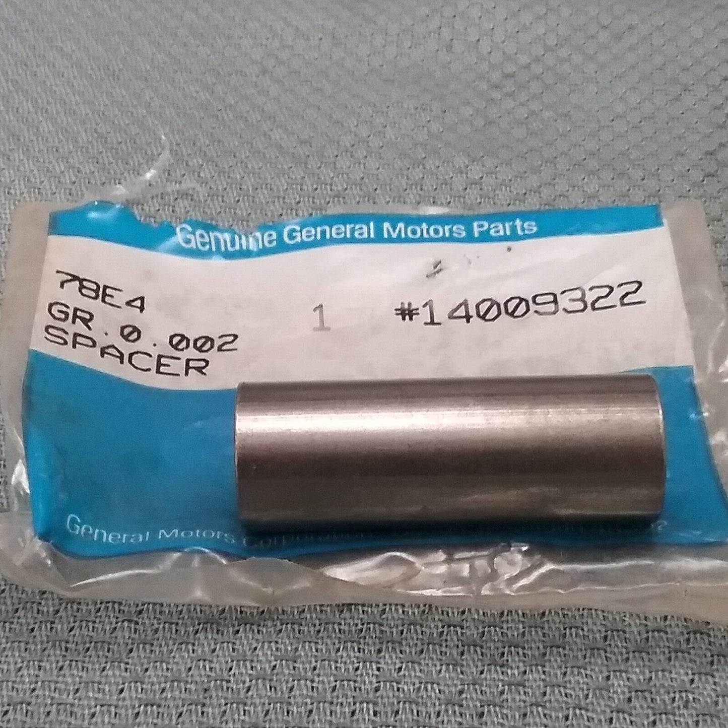 NEW GENUINE GM 14009322 SPACER, ENGINE REAR MOUNT GR 0.002