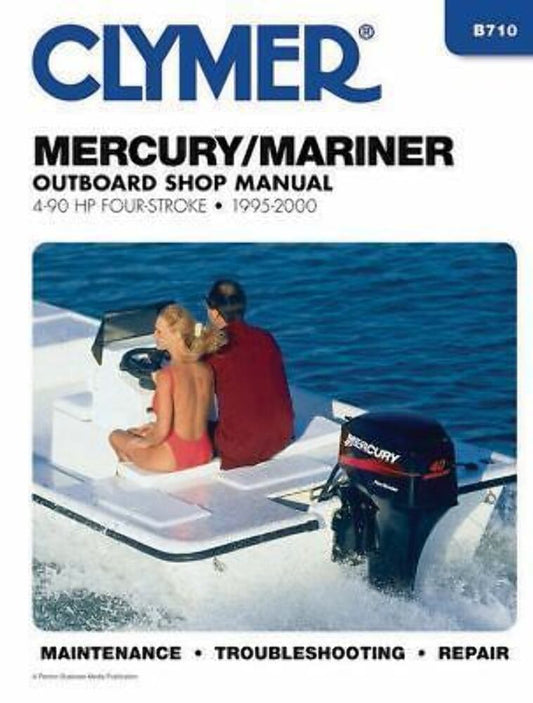 NEW CLYMER MERCURY/MARINER B710 OUTBOARD SHOP MANUAL 1995-2000 024185775454
