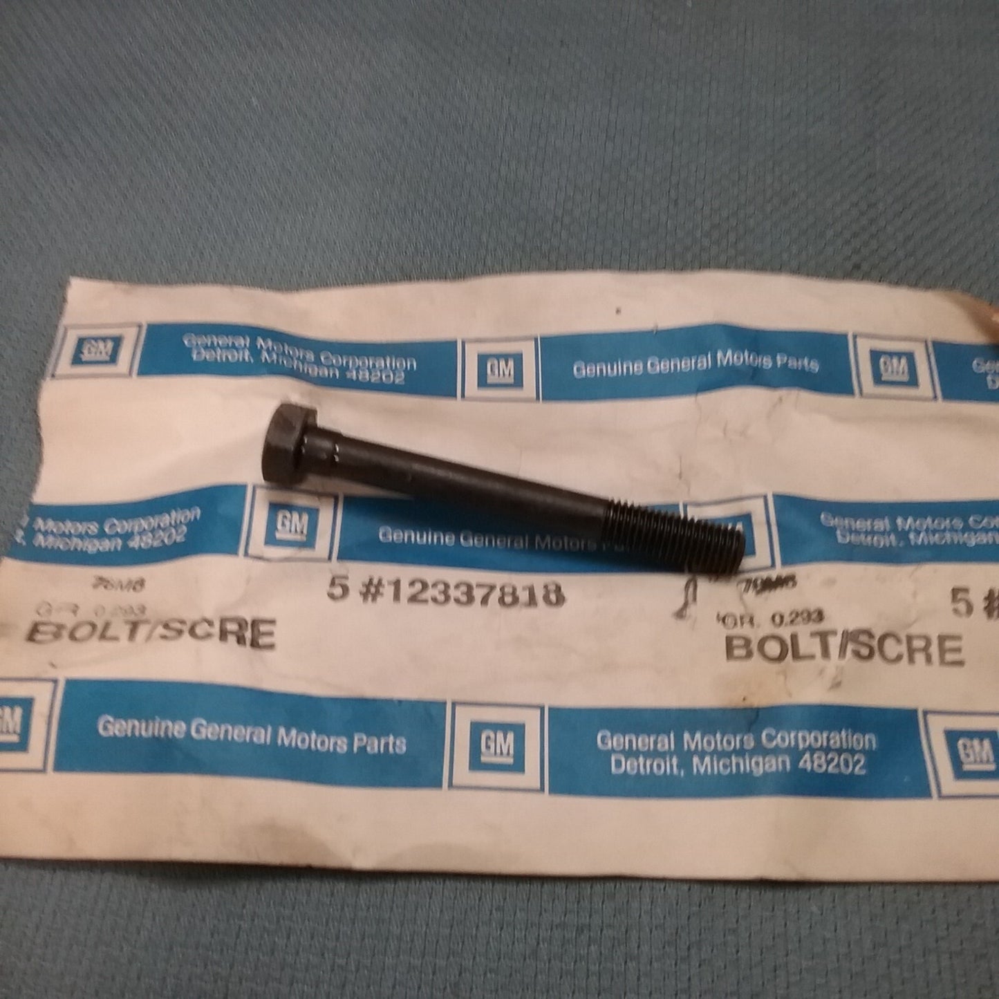 NEW GENUINE GM 12337818 CYLINDER HEAD BOLT 11 x 1.5 x 100mm