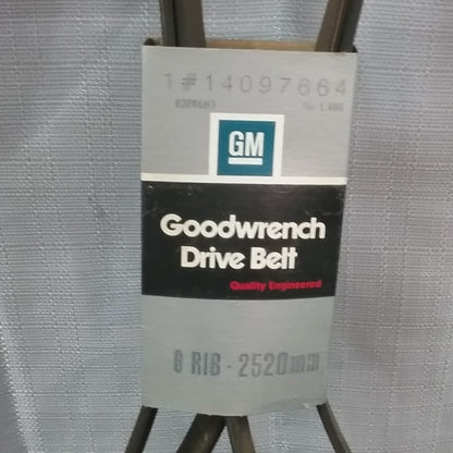 NEW GENUINE GM 14097664 SERPENTINE BELT 6RIBS-2520MM GR 1.066
