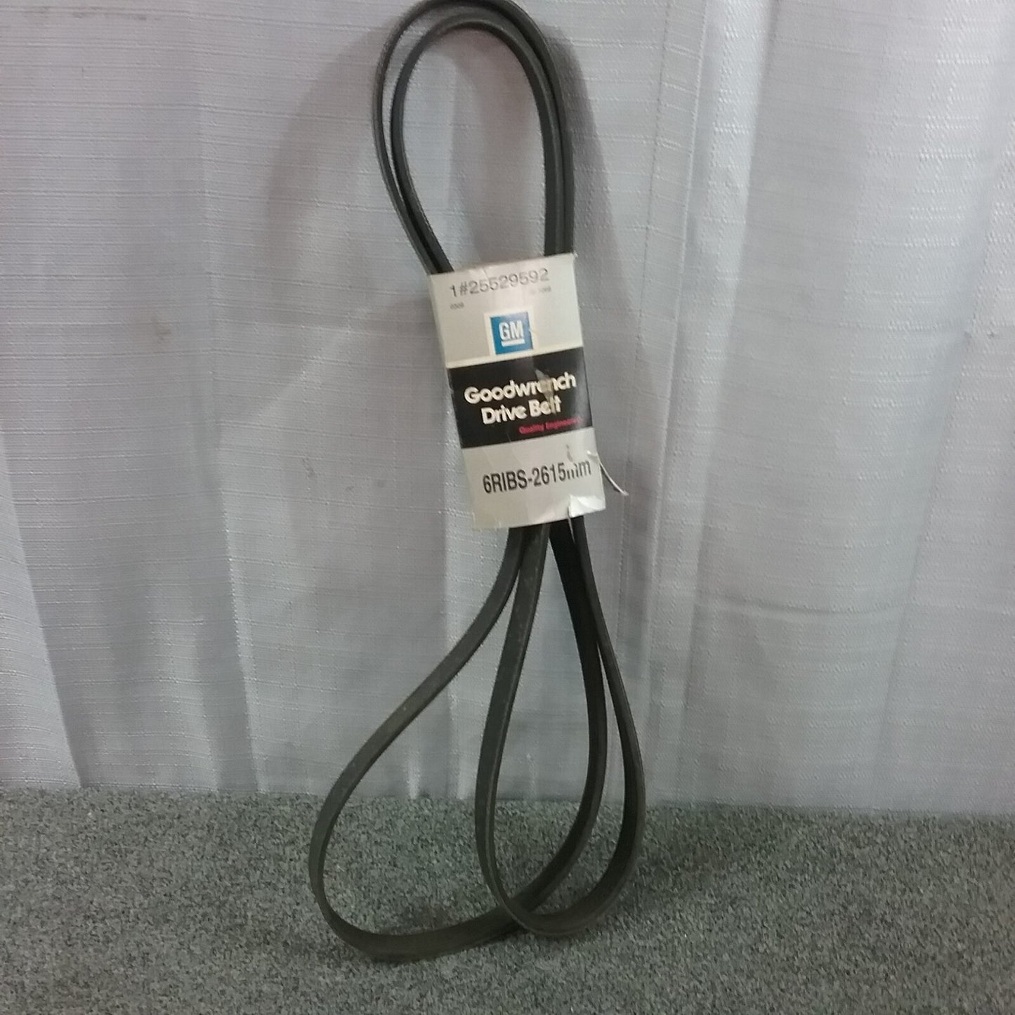 NEW GENUINE GM 25529592 SERPENTINE BELT 6RIBS-2615MM GR 1.066