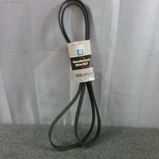 NEW GENUINE GM 25529592 SERPENTINE BELT 6RIBS-2615MM GR 1.066