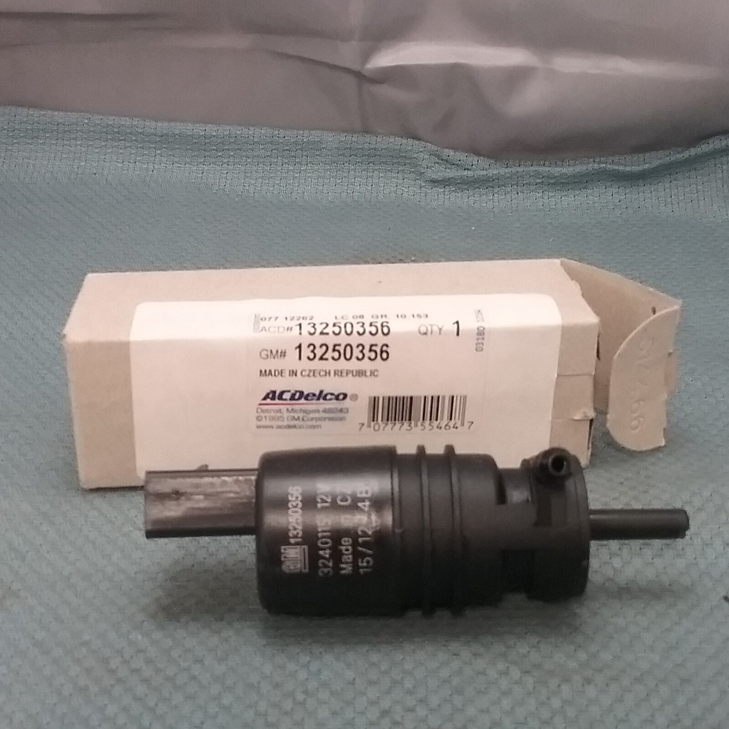 NEW ACDELCO 13250356 WINDSHIELD WASHER PUMP ASSEMBLY GM 13250356 GR 10.153