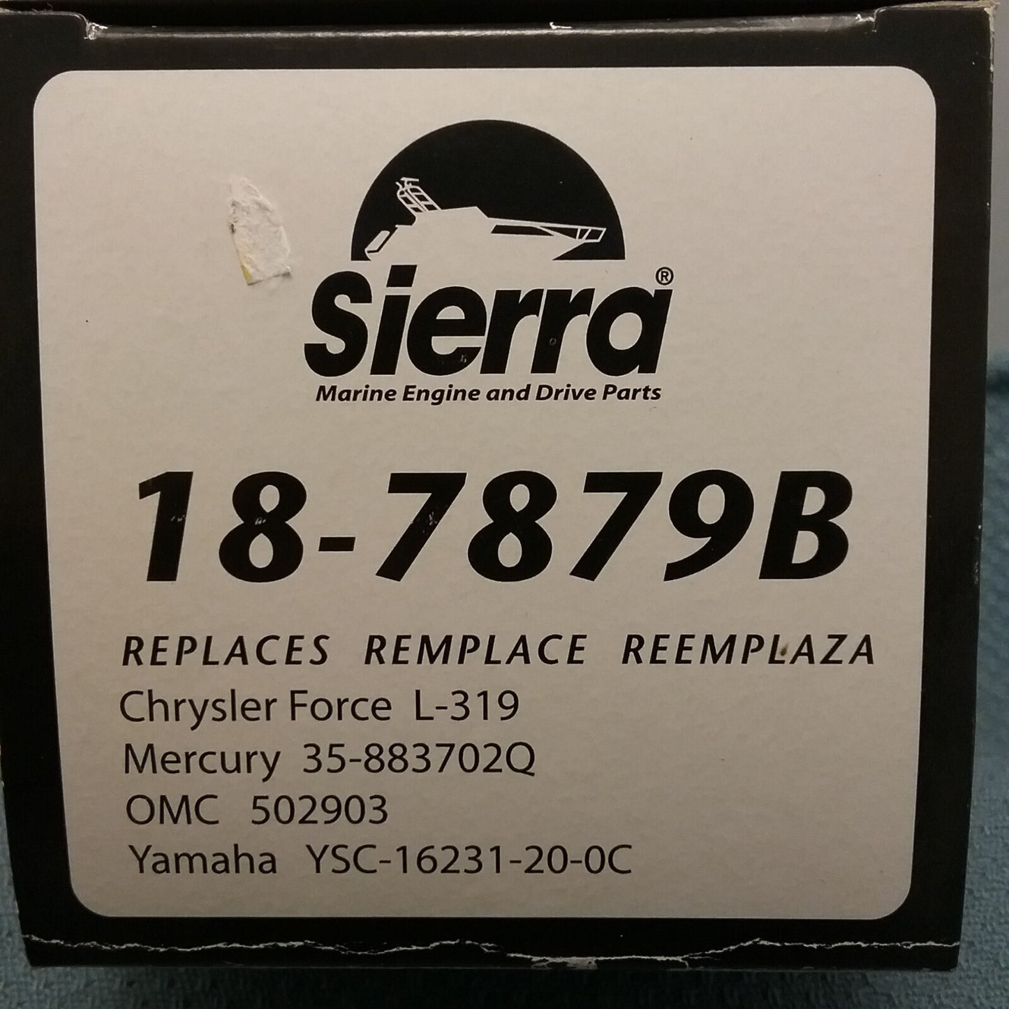 NEW SIERRA 18-7879B MARINE OIL FILTER