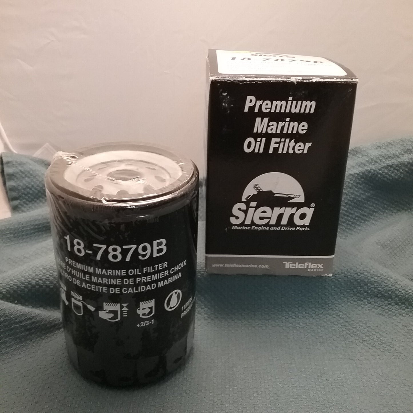 NEW SIERRA 18-7879B MARINE OIL FILTER