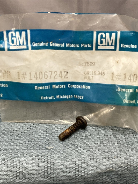 NEW GENUINE GM 14067242 SECONDARY AIR INJECTION PUMP BOLT GR 16.346