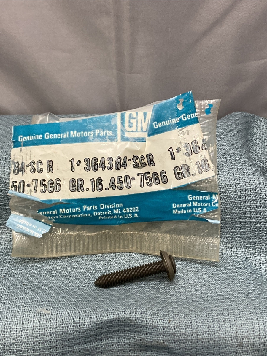 NEW GENUINE GM 364384 SCREW, W/WASHER, F/D ASST STRAP GR 16.450