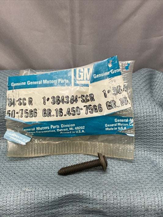 NEW GENUINE GM 364384 SCREW, W/WASHER, F/D ASST STRAP GR 16.450