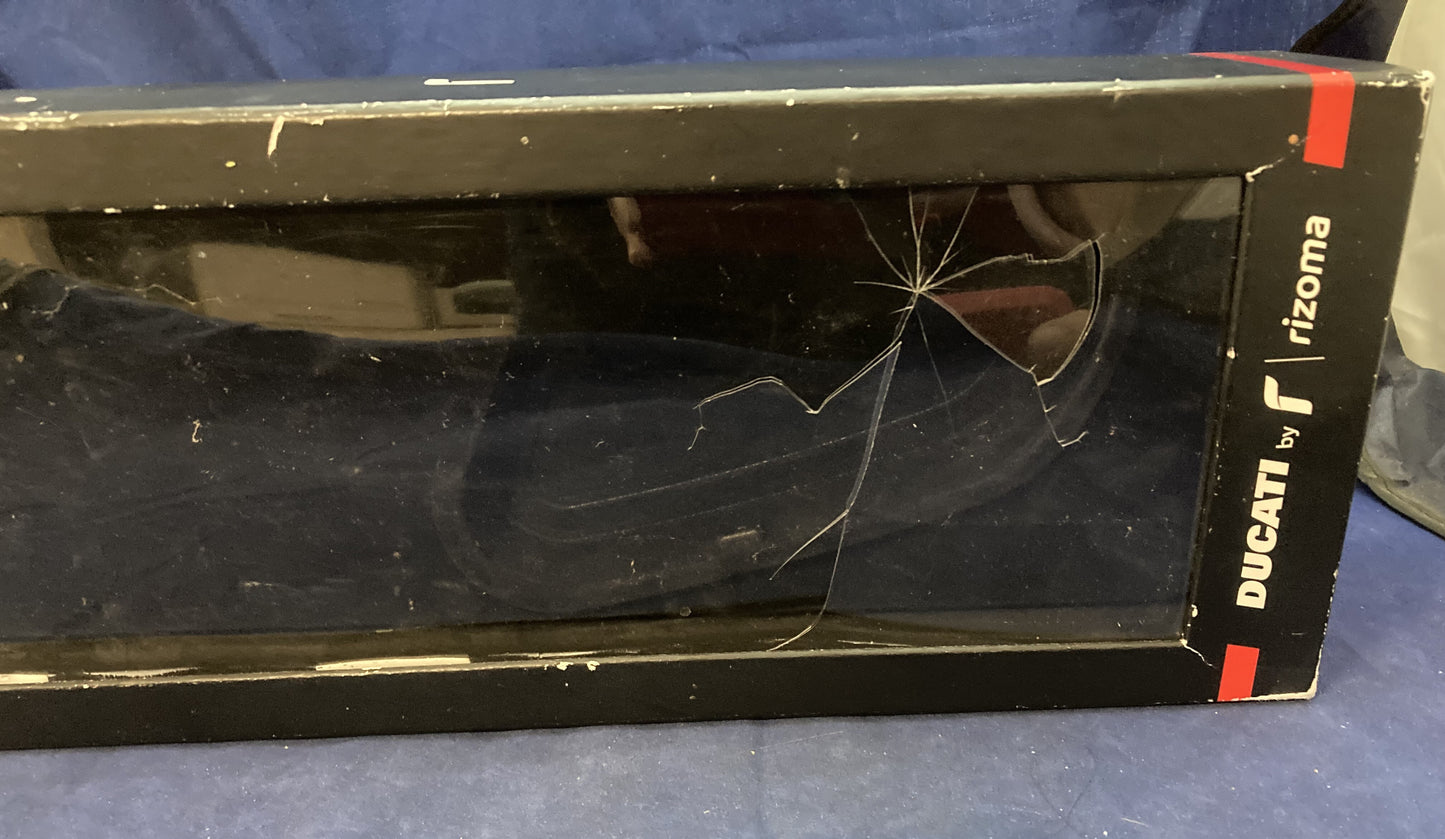 USED GENUINE DUCATI 96880711AA LH Rearview Mirror Black by Rizoma