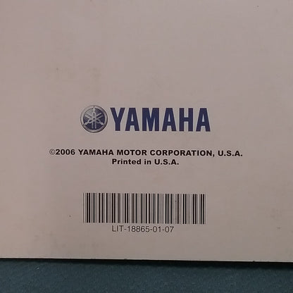 YAMAHA LIT-18865-01-07 MARINE TECHNICAL GUIDE 2007