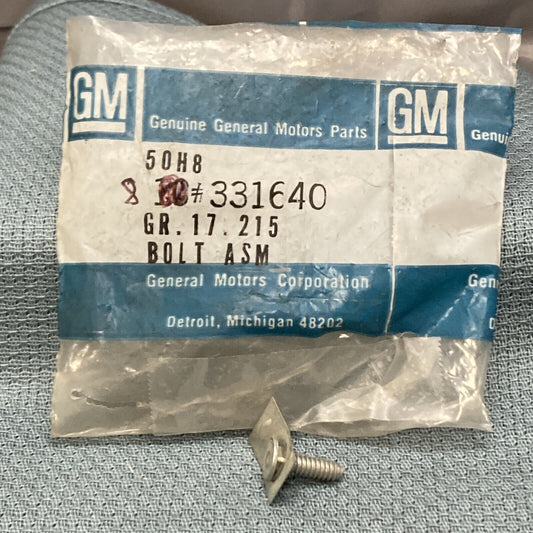 NEW GENUINE GM 331640 STUD ASSY W/CLIP, SPECIAL 10.000X24.00X0.620 ZINC COATED