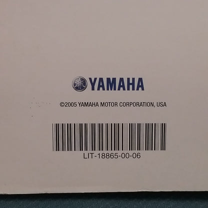 YAMAHA LIT-18865-00-06 OUTBOARD RIGGING GUIDE JULY 2005- JUNE 2006