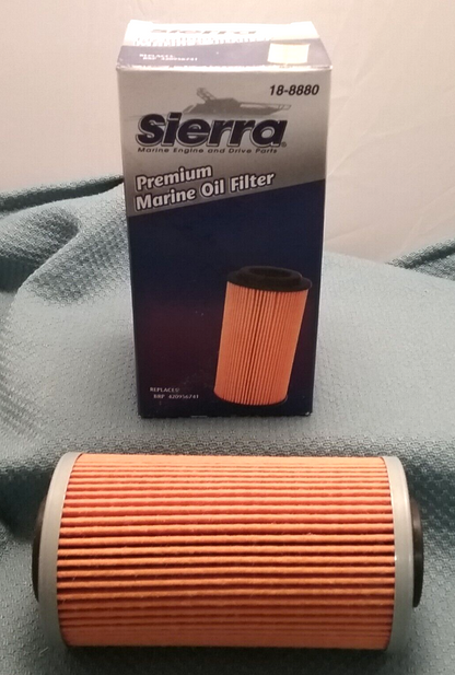 QTY 2, NEW SIERRA 18-7895 Marine Oil Filter