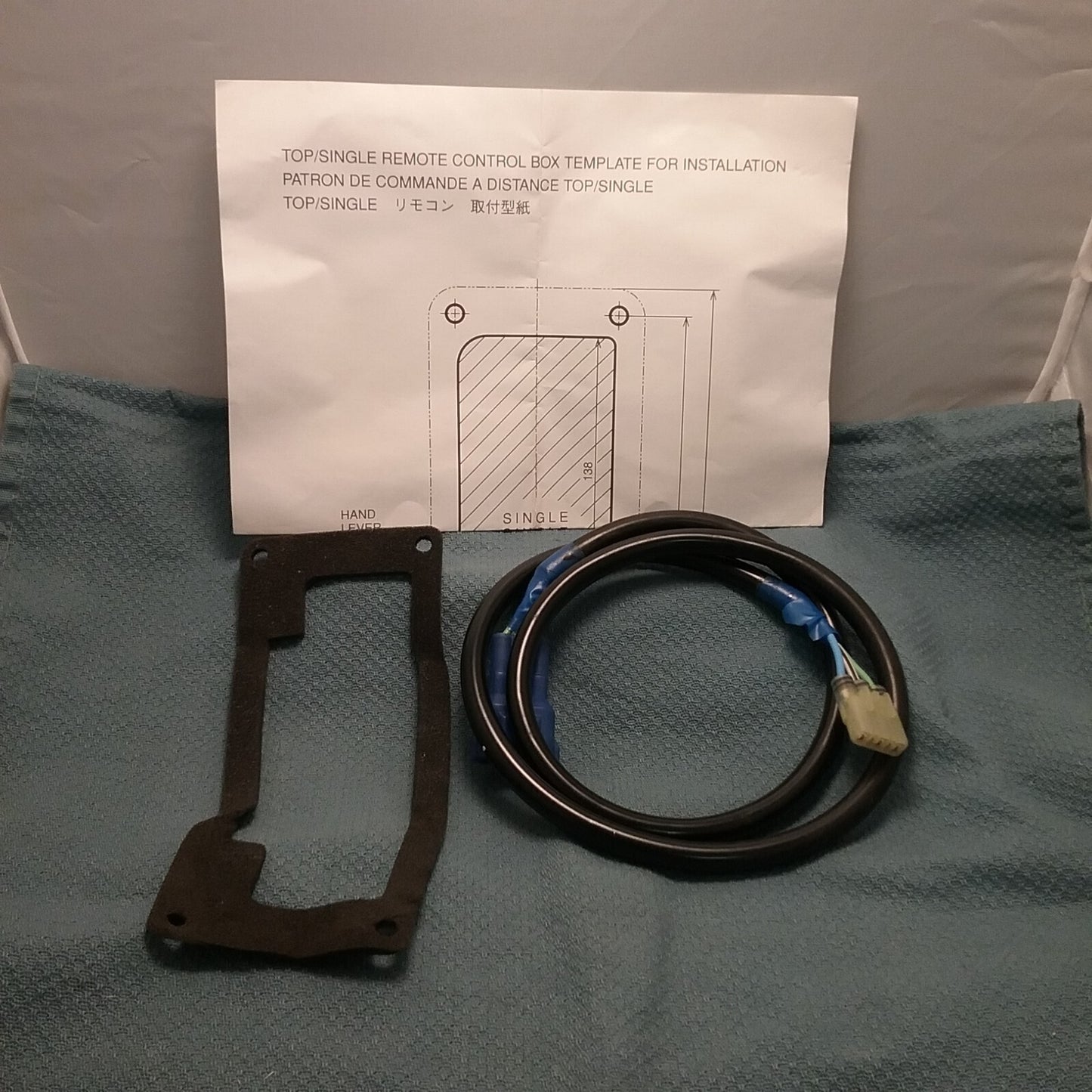 NEW Tohatsu NA2402-00/00 Remote Control Box Cable Kit, INCOMPLETE
