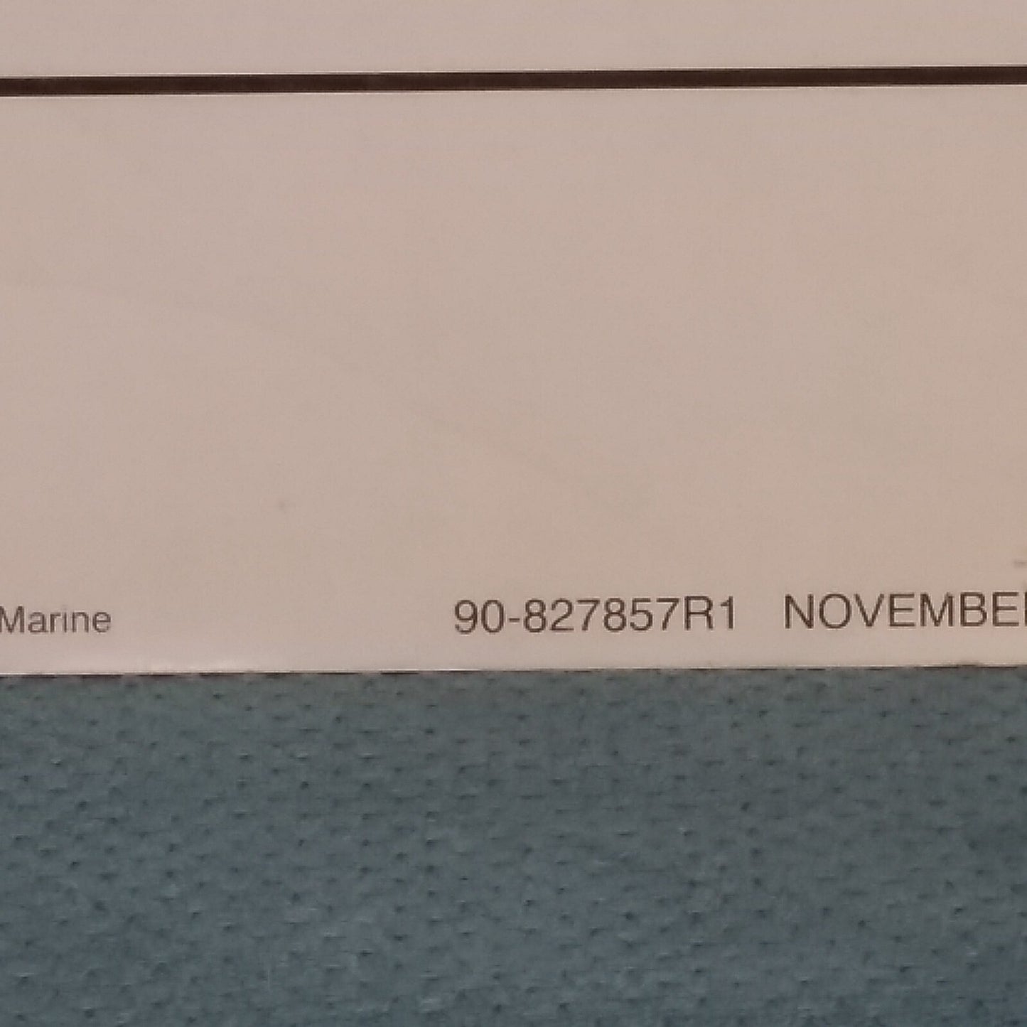 MERCURY/MARINER 90-827857R1 SERVICE MANUAL MODELS 8/9.9 4-STROKE