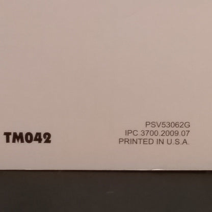 HONDA MARINE TM042 SPECS MANUAL 2010 PSV53062G