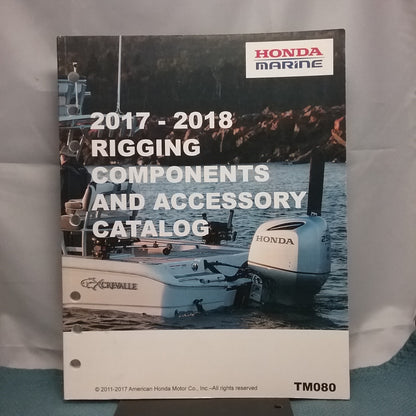 HONDA MARINE TM080 RIGGING GUIDE 2017-2018 OTR54249-F