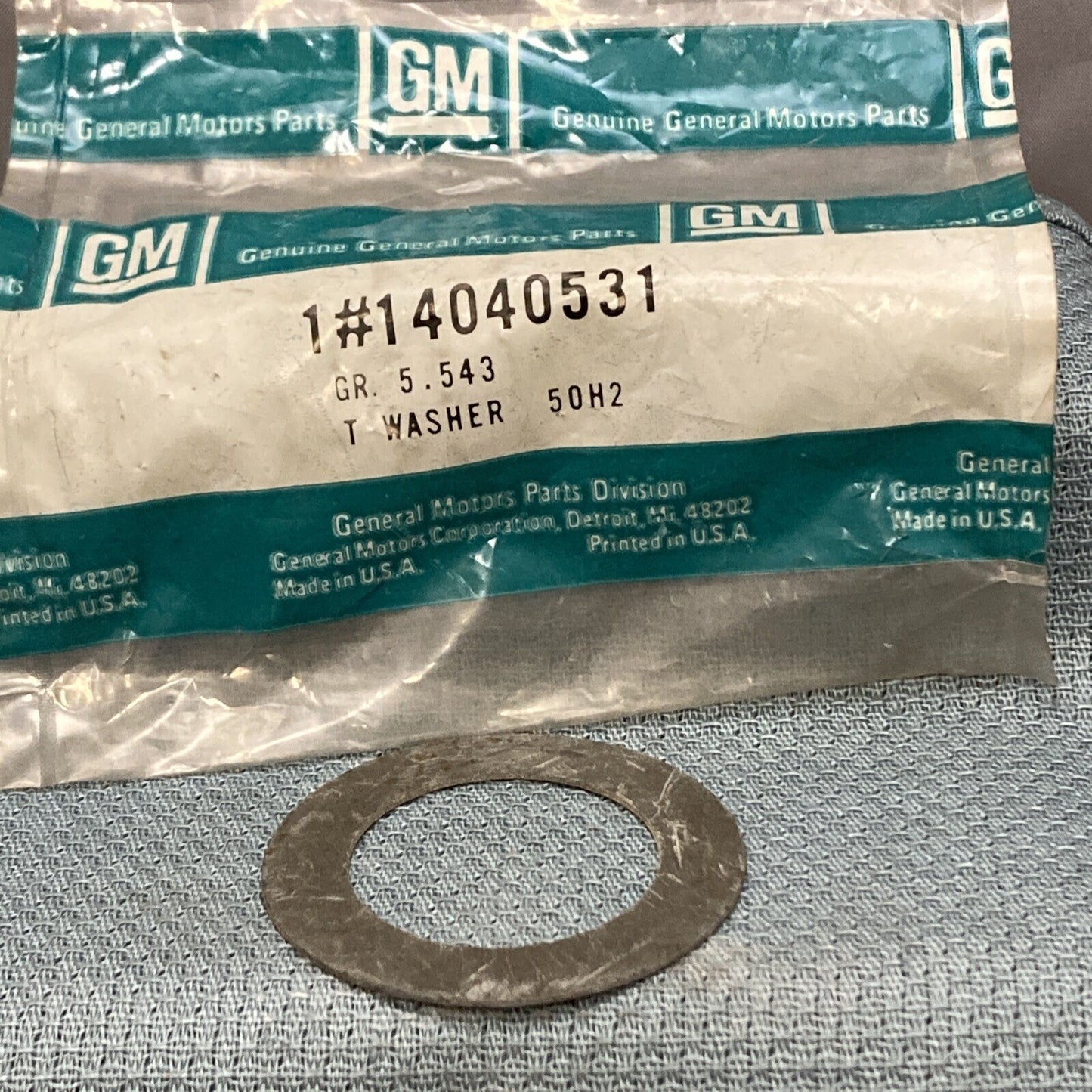 NEW GENUINE GM 14040531 WASHER, AUTO TRANS DIFF SIDE GEAR THRUST FRONT GR 5.543