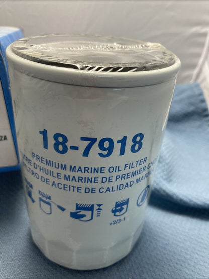 NEW SIERRA 18-7918 MARINE OIL FILTER