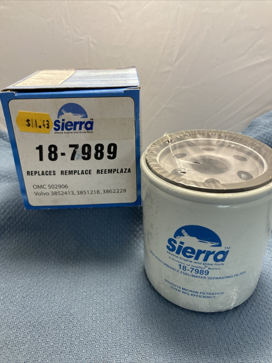 NEW SIERRA 18-7989 Fuel Water Separating Filter