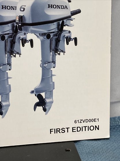 HONDA MARINE BF4A-BF5D-BF6A SHOP MANUAL FIRST EDITION