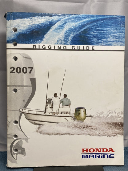 HONDA MARINE TM020 RIGGING GUIDE 2007 PPD53343-E