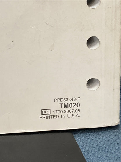 HONDA MARINE TM020 RIGGING GUIDE 2008 PPD53343-F
