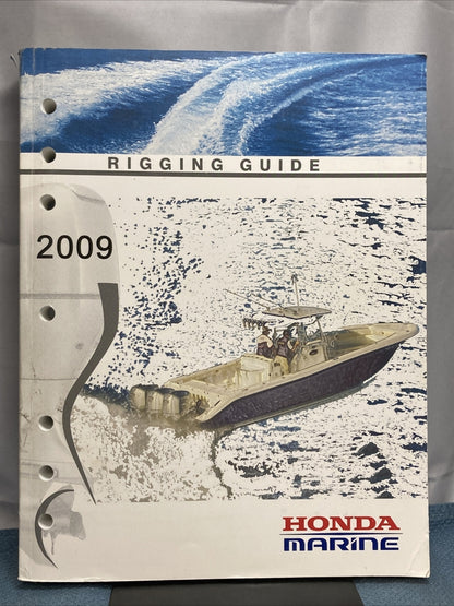 HONDA MARINE TM020 RIGGING GUIDE 2009 PPD53343-G