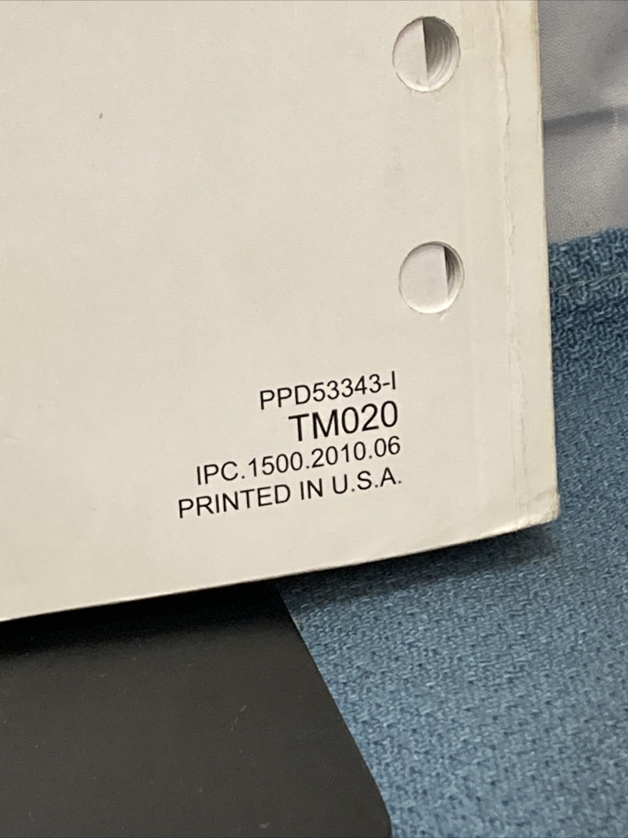 HONDA MARINE TM020 RIGGING GUIDE 2011 PPD53343-I