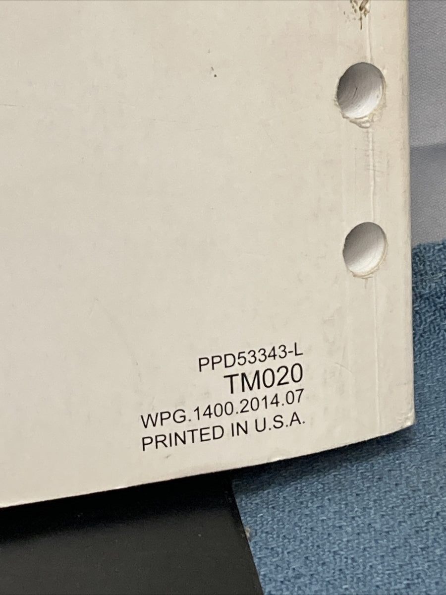 HONDA MARINE TM020 RIGGING GUIDE 2014 PPD53343-L