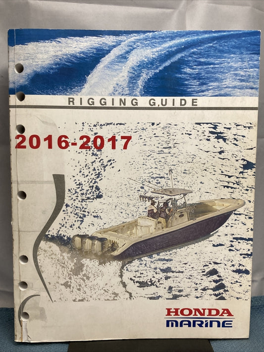 HONDA MARINE TM020 RIGGING GUIDE 2016-2017 PPD53343-N
