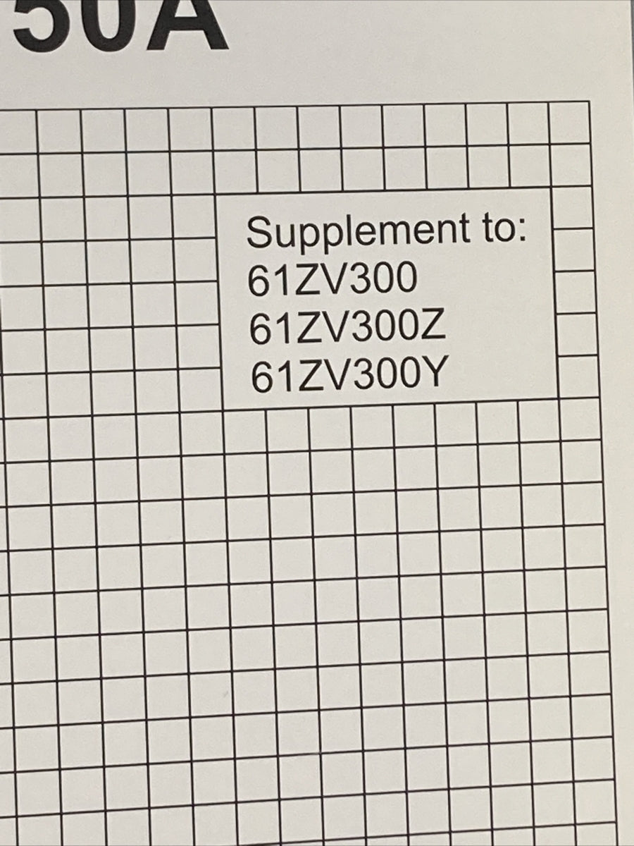 HONDA MARINE BF40A- BF50A SHOP MANUAL SUPPLEMENT 61ZV300X