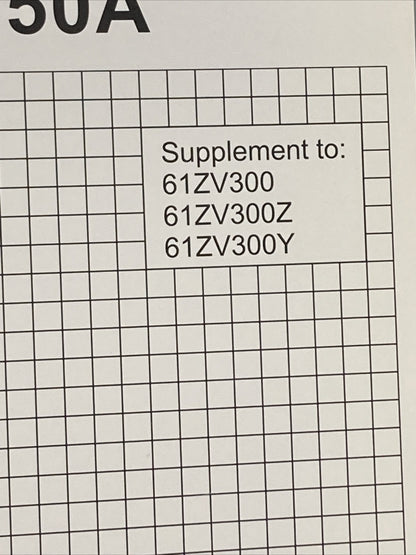 HONDA MARINE BF40A- BF50A SHOP MANUAL SUPPLEMENT 61ZV300X