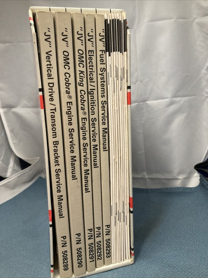 OMC SERVICE 508288 MANUAL SET COBRA/KING COBRA INCOMPLETE SET