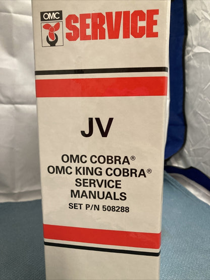 OMC SERVICE 508288 MANUAL SET COBRA/KING COBRA INCOMPLETE SET