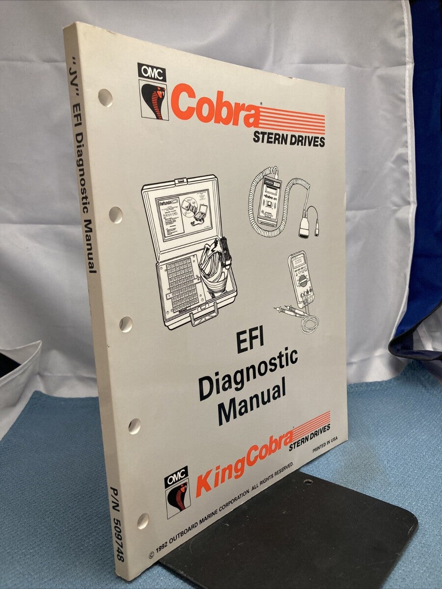 OMC SERVICE 508288 MANUAL SET COBRA/KING COBRA INCOMPLETE SET